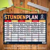 itenga Stundenplan Weltraum DIN A4  einseitig abwischbar Produktbild-Vorschau 3