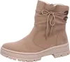 Rieker Damen Stiefelette Boot coole Profilsohle Zierband Produktbild-Vorschau 1