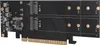 Adaptateur Quad M.2 NVMe to PCIe 4.0 X16 Adapter 4 Port Voir les images du produit 2