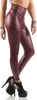 Dámské legíny Hohe Taille Wet-Look Glanz; Bordo Matt M/38 Náhled obrázku produktu 1