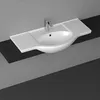 Baden Haus Möbelwaschtisch Aida 105 x 50 cm weiß glänzend Produktbild-Vorschau 7