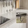 Wandmontiertes Küchenregal Kohlenstoffstahl, stanzfrei, Produktbild-Vorschau 6