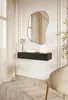 Selsey Veldio - Console suspendue avec tiroir, noir, 90 cm Voir les images du produit 2