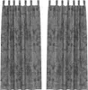 vidaXL Samtvorhänge 2 stk. Grau 260 x 140 cm Samt Produktbild-Vorschau 1