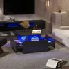 Radelldar Couchtisch mit LED-Beleuchtung Wohnzimmertisch Produktbild-Vorschau 8