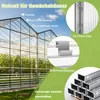 LZQ 14ks UV odolný polykarbonátový hřebenový plech s dutým Náhled obrázku produktu 19