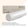 A rolled-up mattress is shown in front of its packaging box. Produktbild-Vorschau