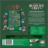 The back of the Ready Set Bet board game box, showing the game board, components, and descriptive text. Podgląd zdjęcia produktu