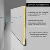 Artforma Badspiegel 100x70 cm - mit LED Beleuchtung - LED Produktbild-Vorschau 2