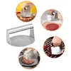 Burgerpresse Burger Smasher Set mit Grillspachtel–Edelstahl Produktbild-Vorschau 6