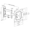MKF-23DP222 držák na TV, Kloubový, VESA 200×200, Nosnost 30 Náhled obrázku produktu 8