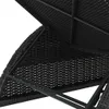 vidaXL Sonnenliege mit Cremeweißer Auflage Poly Rattan Produktbild-Vorschau 7