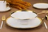 ComeHomely Tellerset 4 Persone Oro Bianco Esteller Anteprima dell’immagine prodotto 2