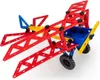 A toy airplane made of plastic building blocks. Náhľad obrázku produktu