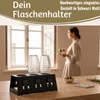 LS-LebenStil Flaschenständer Metall Schwarz passend für Produktbild-Vorschau 9