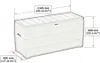 DURAMAX Durabox Cassetta di plastica per giardino 270 l, Anteprima dell’immagine prodotto 12