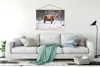 MuchoWow® Textilposter Schottischer Highlander - Baum - Produktbild-Vorschau 3