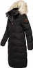Marikoo Damen Winterjacke Langer veganer Parka Warm Stepp Produktbild-Vorschau 8