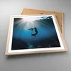 Gerahmtes Poster - Rahmen in heller Eiche - Flossen Boden Produktbild-Vorschau 3