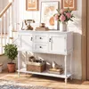 COSTWAY Vintage console tafel met 2 lades en 2 kastjes, Productafbeelding-voorbeeld 7