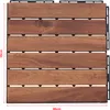 Click tiles 'Alliste' set di 10 6 doghe in legno d'acacia Anteprima dell’immagine prodotto 5