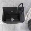Granitan - Lavatoio - Lavandino 50x34 cm - Lavello nero - Anteprima dell’immagine prodotto 2