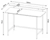 Schreibtisch ’Samnanger’ mit oberer Ablage 120 x 55 x 88 cm Produktbild-Vorschau 7