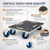 Rollbrett Möbelroller 35 x 50 cm aus Multiplex Tragkraft Produktbild-Vorschau 2