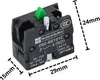 Contacteur à bouton-poussoir 1 x NO Voir les images du produit 2