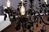 Eleganter Kronleuchter BLACK CRYSTAL 55cm schwarz Acryl Produktbild-Vorschau 4