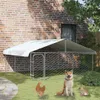 vidaXL Venkovní bouda pro psy se střechou 300x300x150 cm Náhled obrázku produktu 1