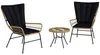 Outsunny 3-tlg. Rattan-Sitzgruppe Gartengarnitur Produktbild-Vorschau 1