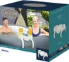 A box for a Bestway Lay-Z-Spa drink holder, showing a couple relaxing in a hot tub with the drink holder in use. Podgląd zdjęcia produktu