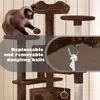Yaheetech Kratzbaum Kletterbaum 139 cm H, Katzenbaum mit 3 Produktbild-Vorschau 5