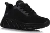 A black Skechers sneaker is shown from a side angle against a white background. Voir les images du produit