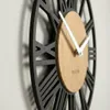 Nástenné hodiny Loft Piccolo 30cm Oak Náhľad obrázku produktu 7