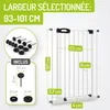 BOMI® Barrière de sécurité bébé extra haute – Sans perçage Voir les images du produit 2