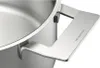 Close-up of a pot handle with text. Podgląd zdjęcia produktu