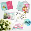 Domelo Geburtstagskarten 20er Set mit Umschlag, Happy Produktbild-Vorschau 2