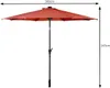 Sonnenschirm neigbar Φ 3m, Sonnenschirm mit Handkurbel, Produktbild-Vorschau 4