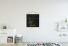 MuchoWow® Textilposter Nordhorn - Gold - Stadtplan - Karte Produktbild-Vorschau 2