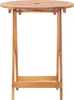 vidaXL Tavolo da giardino pieghevole 60 x 75 cm in legno Anteprima dell’immagine prodotto 3