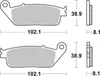 BREMBO Bremsbeläge Satz für HONDA MOTORCYCLES CB (CB 1 - CB Produktbild-Vorschau 4
