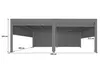 Aluminiowa pergola HWC-L41 z 6-krotną ścianą boczną, Podgląd zdjęcia produktu 10