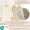CalmyLIFE Hoodie Decke mit Ärmeln - Sherpa Wende Produktbild-Vorschau 2