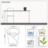 LECHUZA Planter ORCHID ALL-IN-ONE Matt white Anteprima dell’immagine prodotto 14