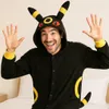Onesie Kigurumi Pigiama Pokemon Umbreon Travestimento Anteprima dell’immagine prodotto 7