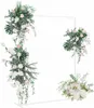 vidaXL Svadobný oblúk Biely 150 x 49,5 x 200 cm Oceľ Náhľad obrázku produktu 3