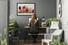 Bild 70x50 MDF-Rahmen Wandkunst Tulpen Blumen Natur Wiese Produktbild-Vorschau 3