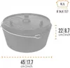 Petromax pot à feu ft18 fond plat Voir les images du produit 20